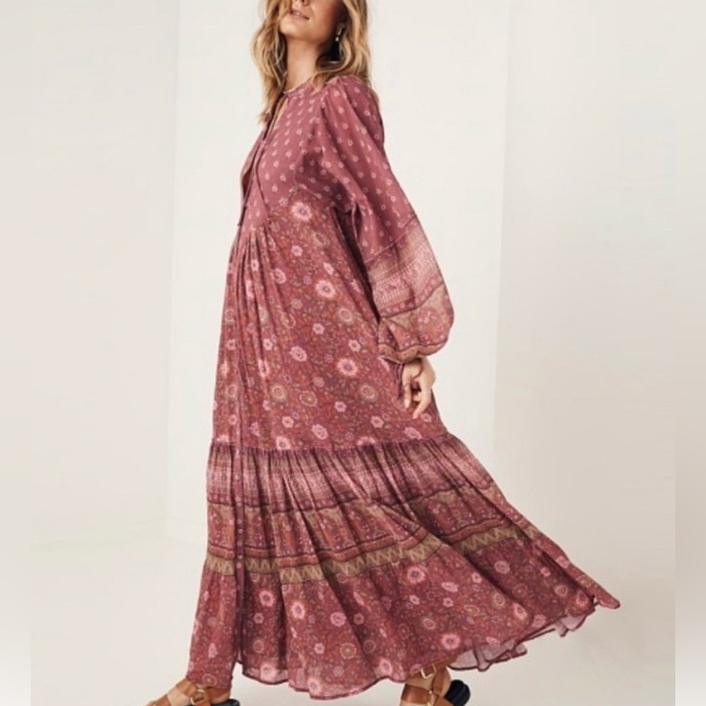 Spell & The Gypsy Utopia Gown Berry - Picture 11 of 11